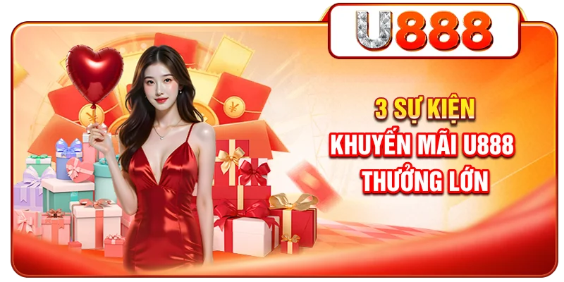3 sự kiện khuyến mãi U888 thưởng lớn