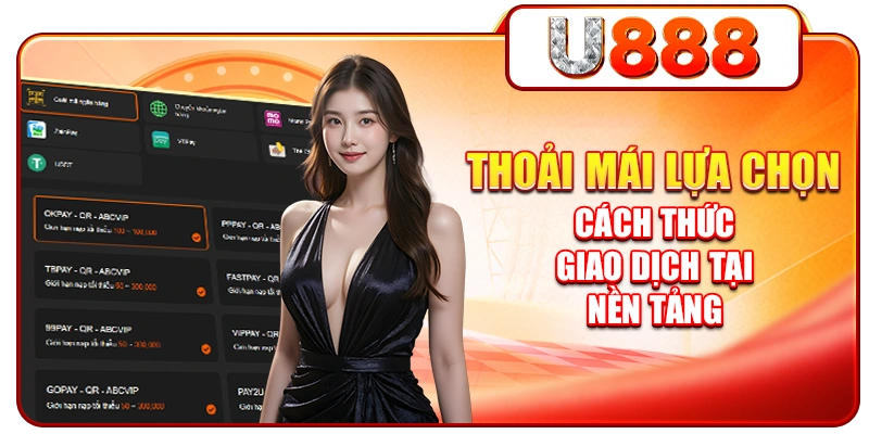 Thoải mái lựa chọn cách thức giao dịch tại nền tảng
